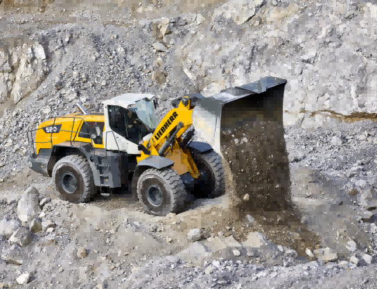 利勃海尔L 580轮式装载机